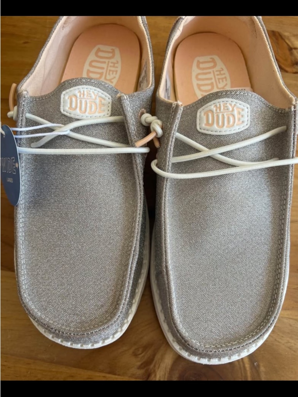 Hey Dude Wendy Metallic Sparkle Slip-Ons